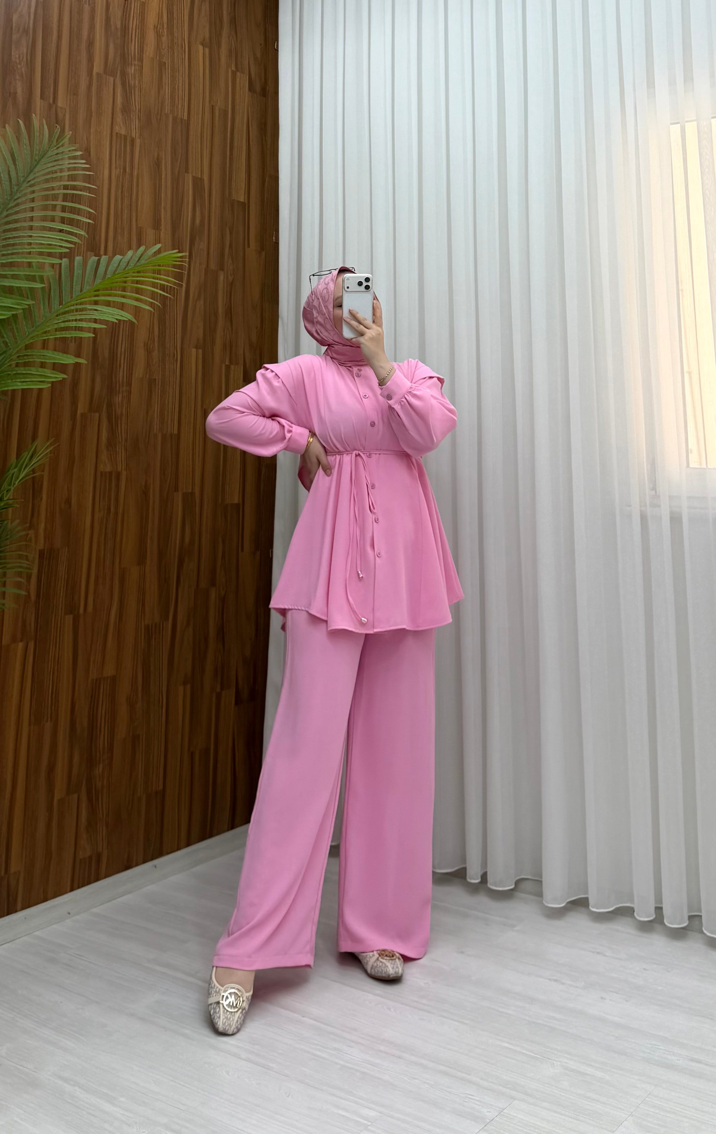 Binay Linda Kumaş  Takım  Pembe 1012 