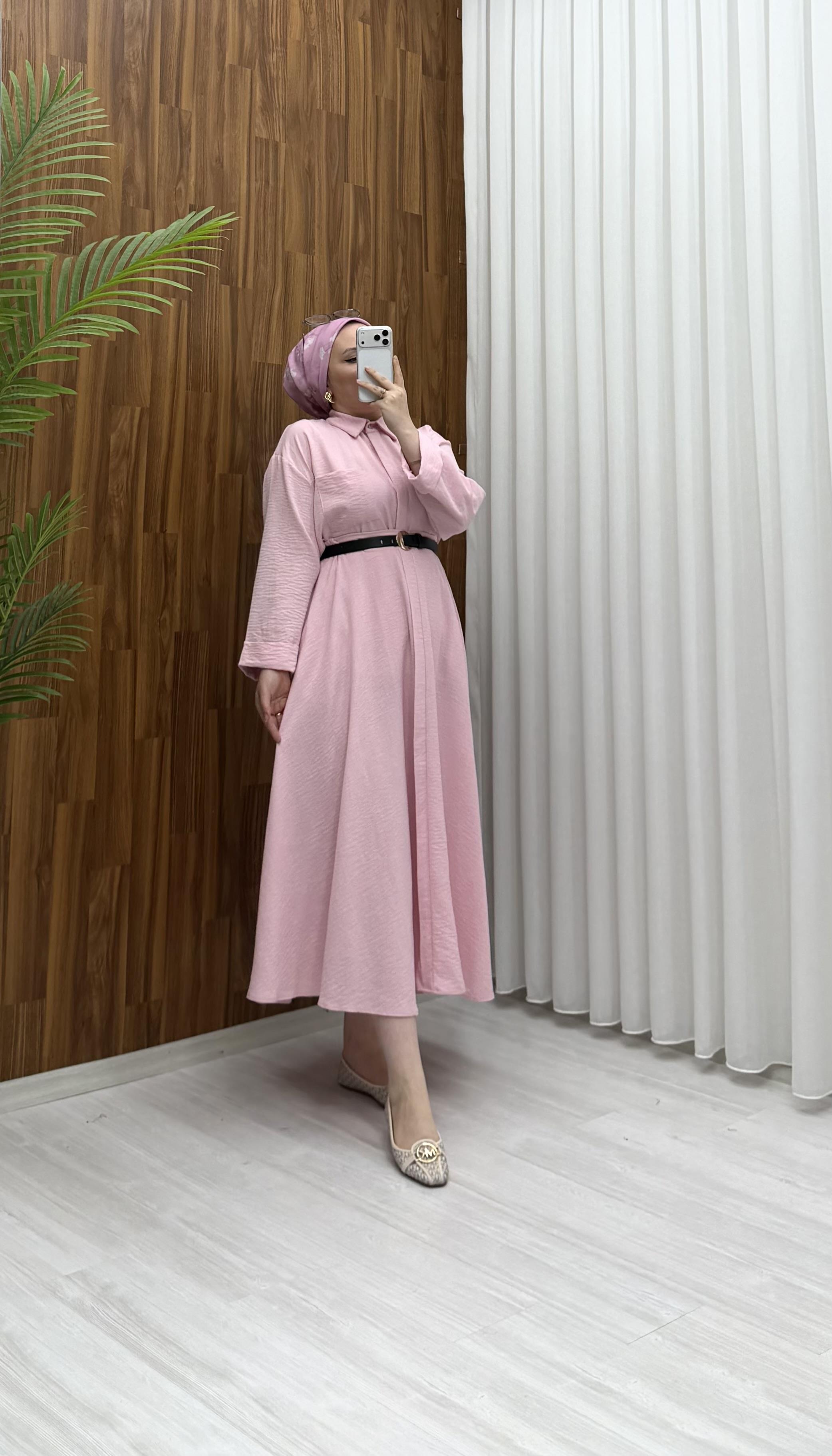 Qup Lalin Etekli Takım Pembe 2032 