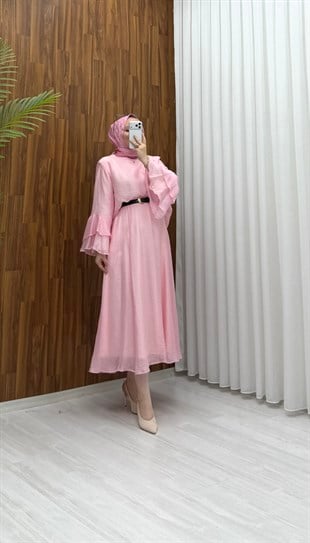 Binay Vual Etekli Takım Pembe 1026 