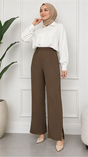 Line Scuba Pantalon Kahve 2653 