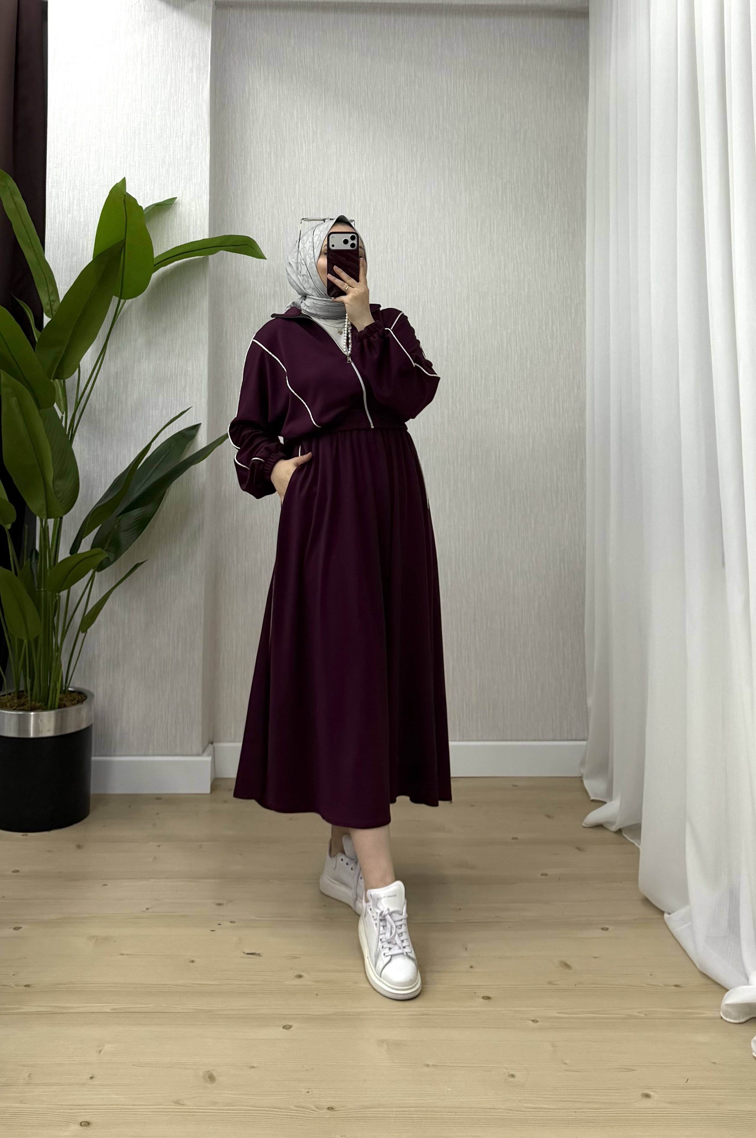 Ngs Oys Bye Geçiş Etekli Takım Bordo 1115 