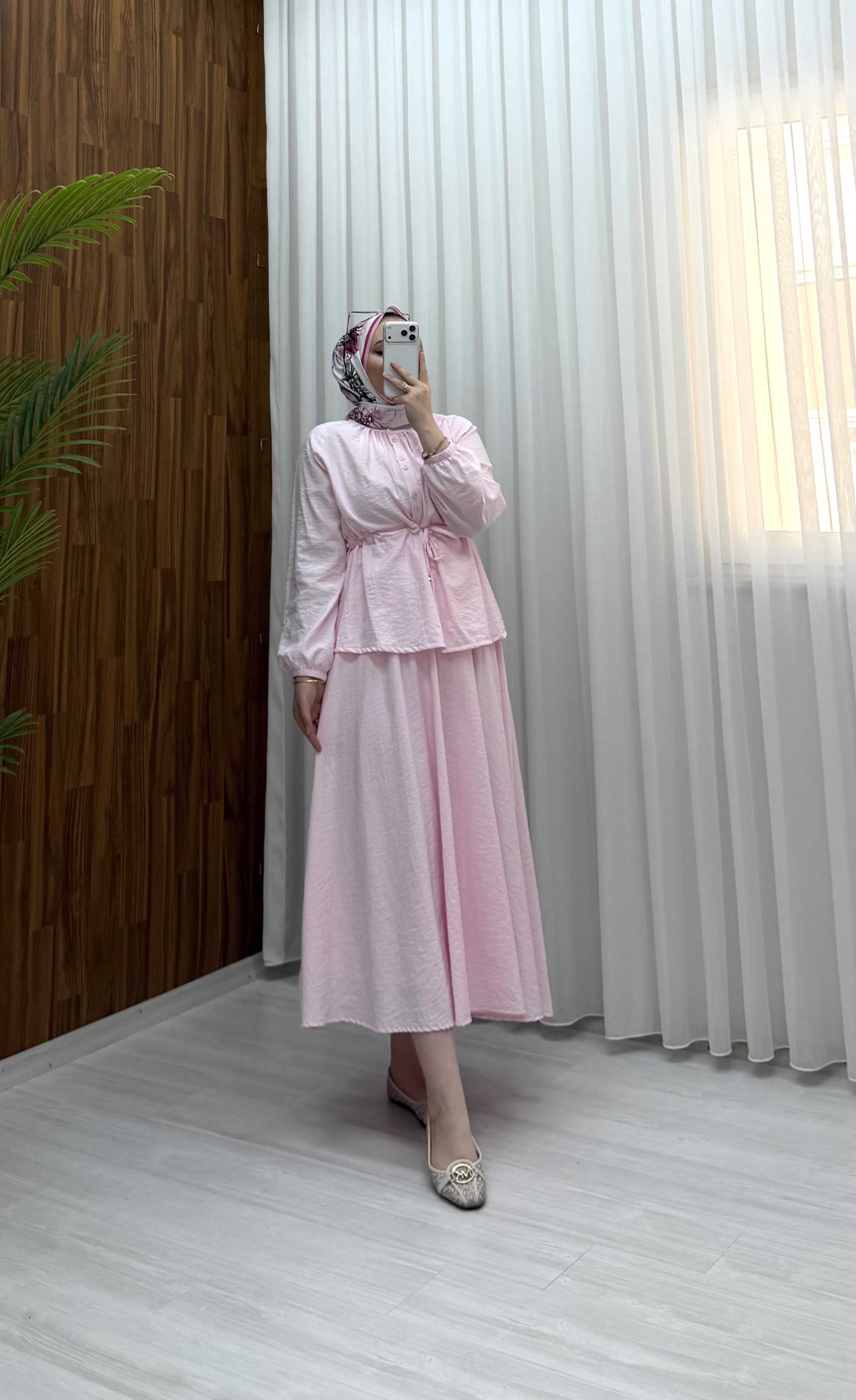 Binay Etekli Takım Pembe 2038 