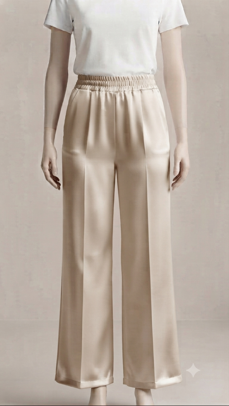 Plise Çımalı Cepli Pantalon Bej 26015 