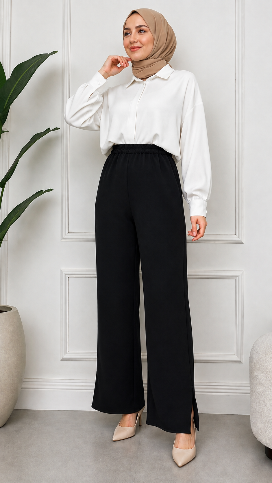 Line Scuba Pantalon Siyah 2653 