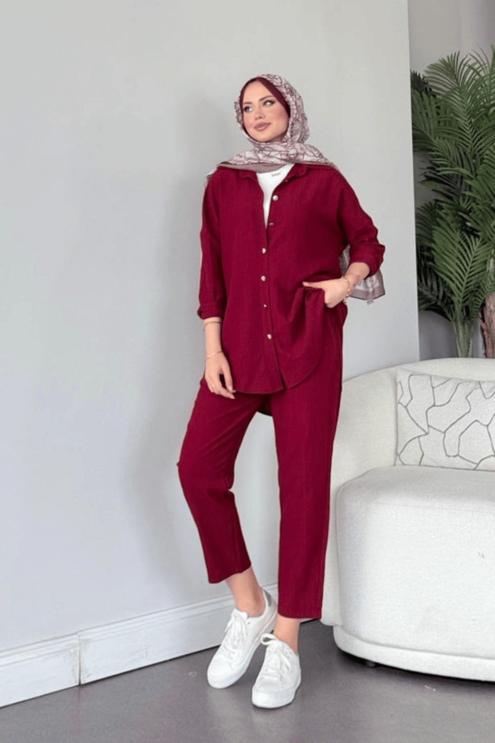 Bürümcük Takım Bordo (53)