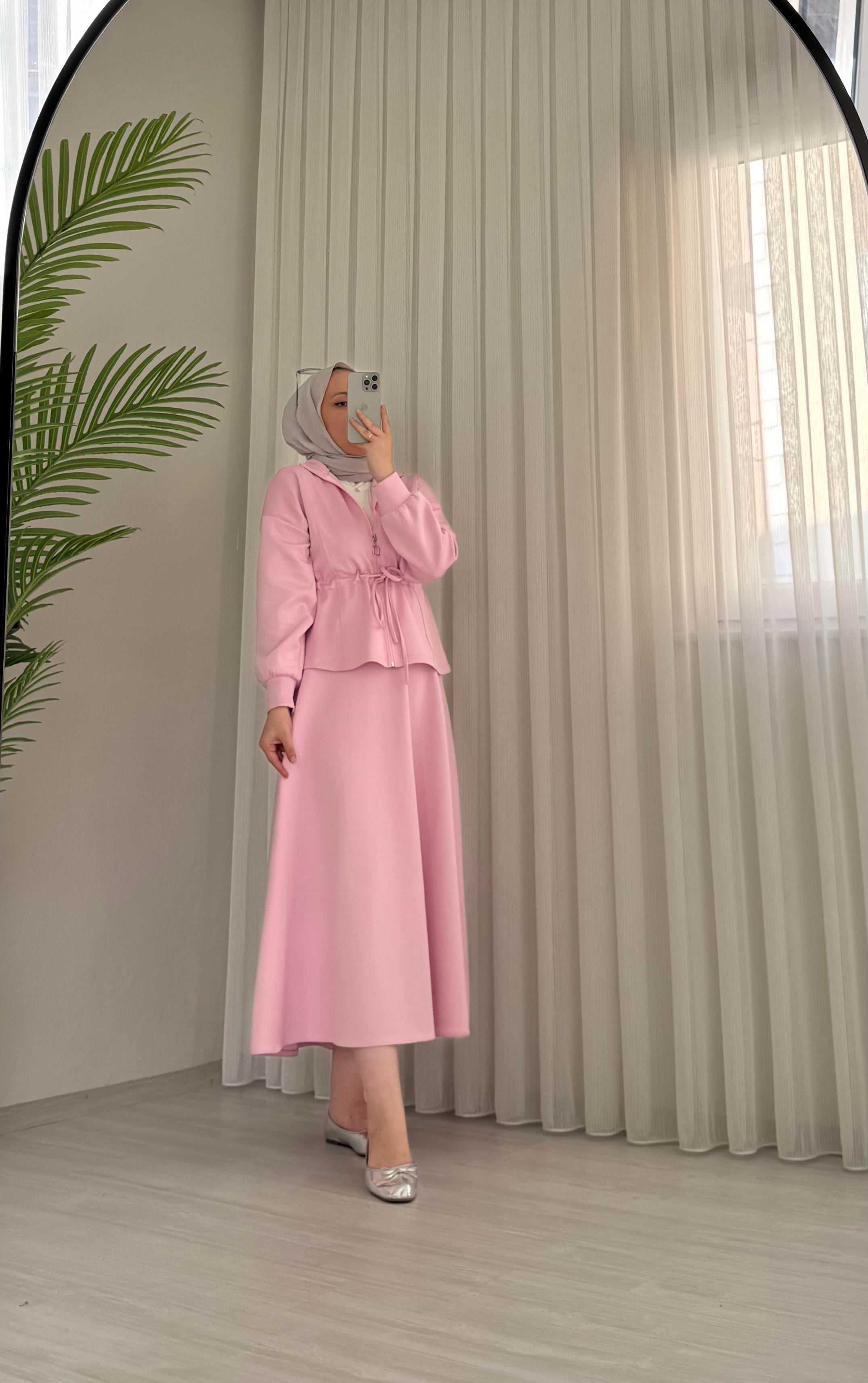 Line Scuba Etekli Takım Pembe