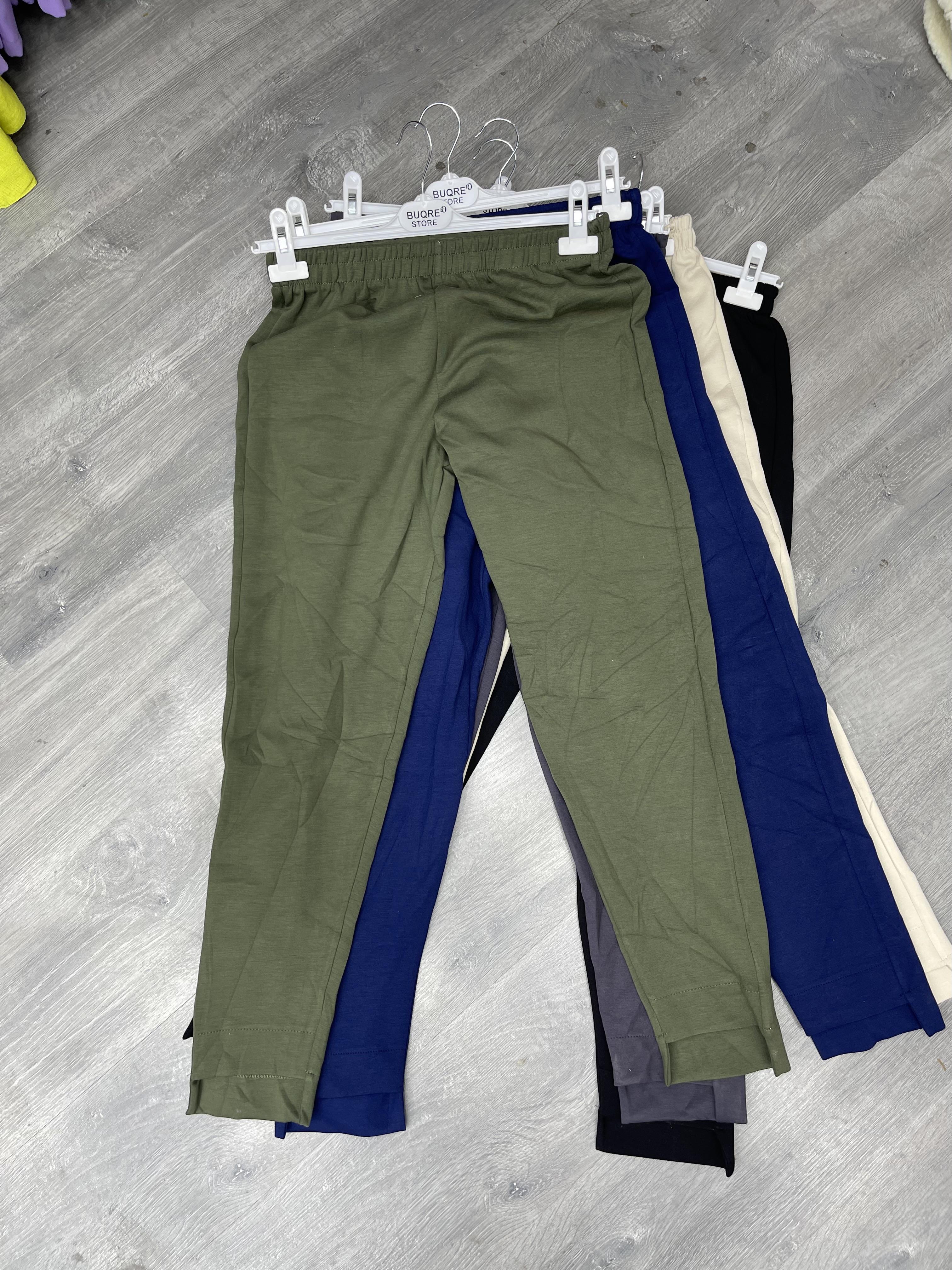 Oyhshoo Kumaş Dar Kesim Pantalon Haki