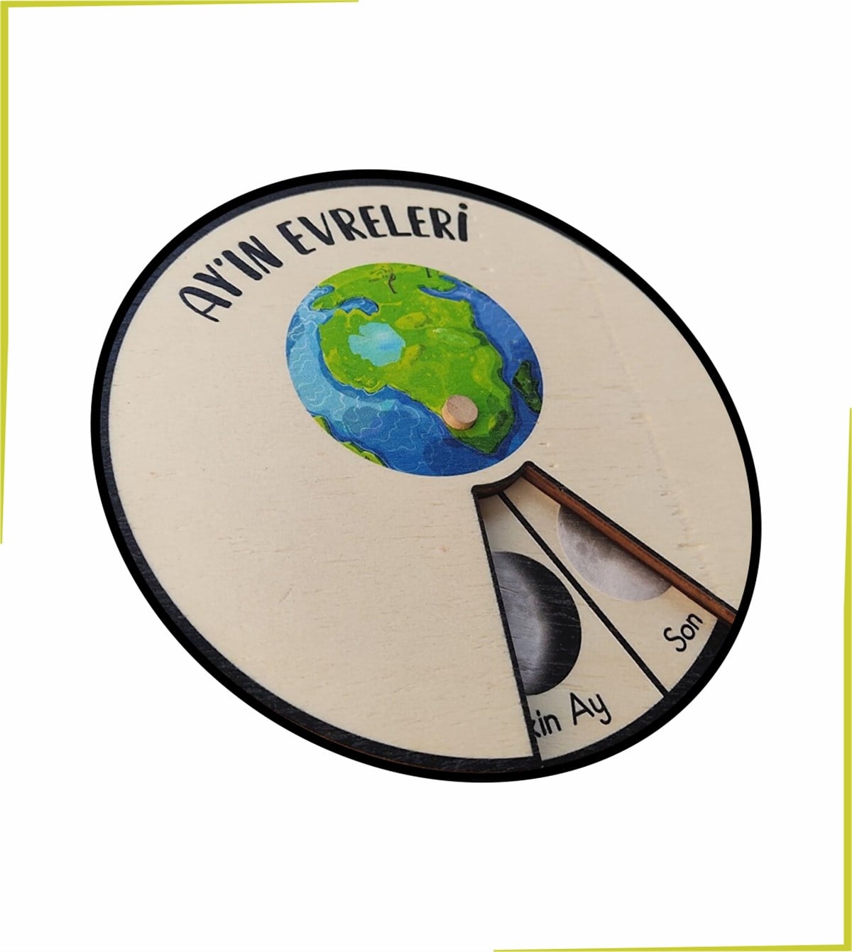 Ayın Evreleri Yuvarlak Çarklı Sistem 15 Cm Çap