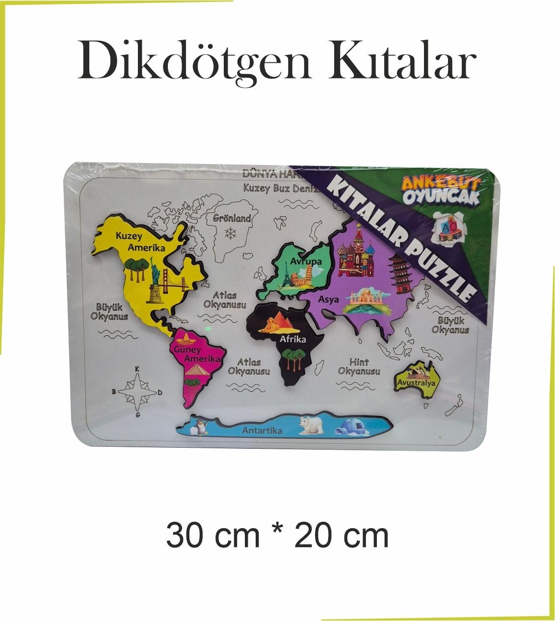 Dikdörtgen Kıtalar Beyaz