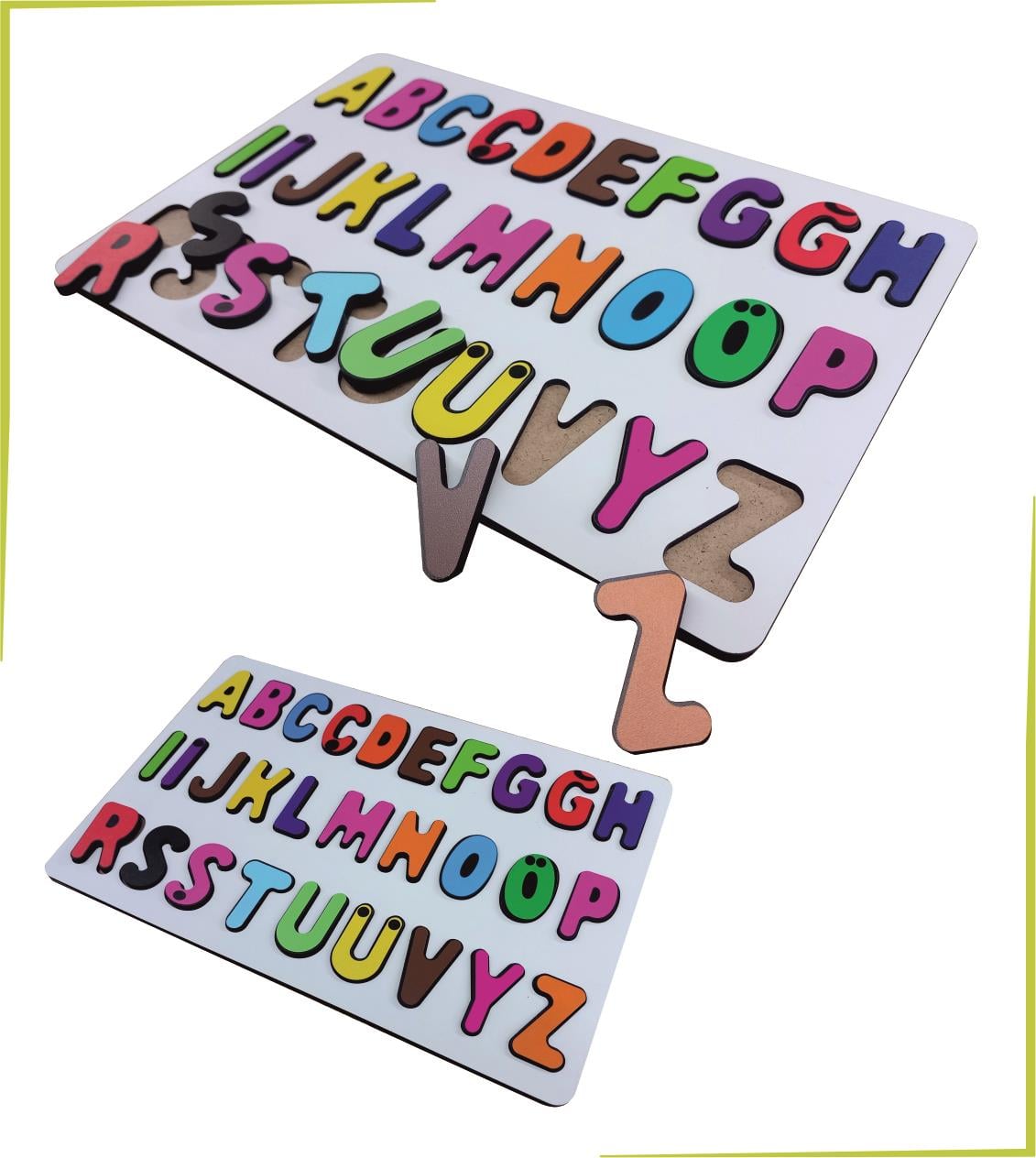 Kabartmalı Alfabe Puzzle