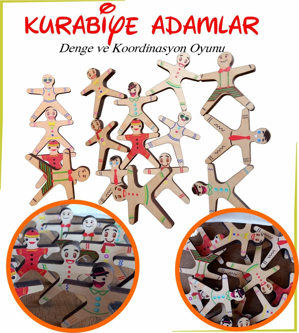 Kurabiye Adamlar Denge Oyunu