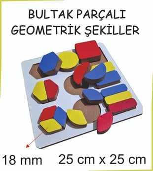 BULTAK PARÇALI GEOMETRİK ŞEKİLLER