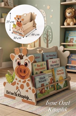 İsme Özel İlk Kitaplığım Çift Taraflı Montessori Kitaplık