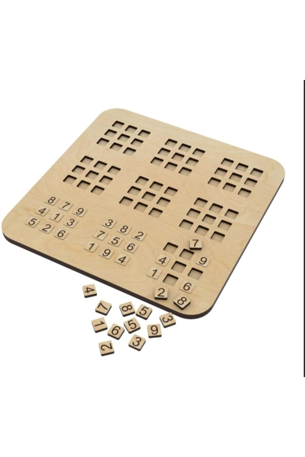 Ahşap Sudoku Oyunu 25*25 Cm