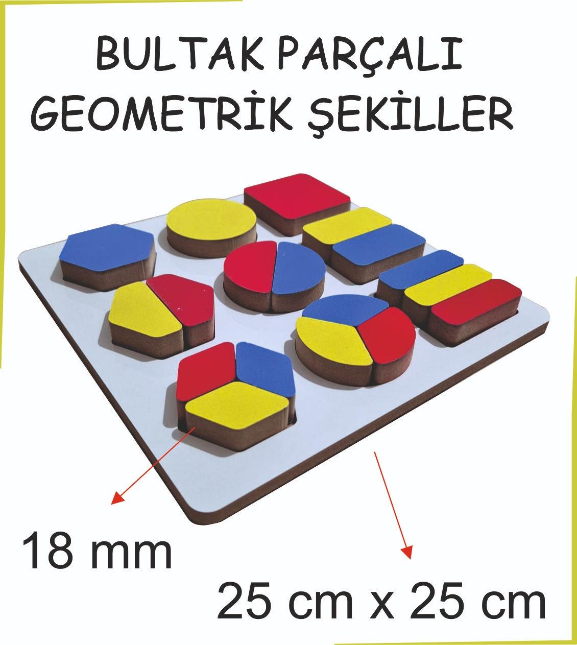 BULTAK PARÇALI GEOMETRİK ŞEKİLLER