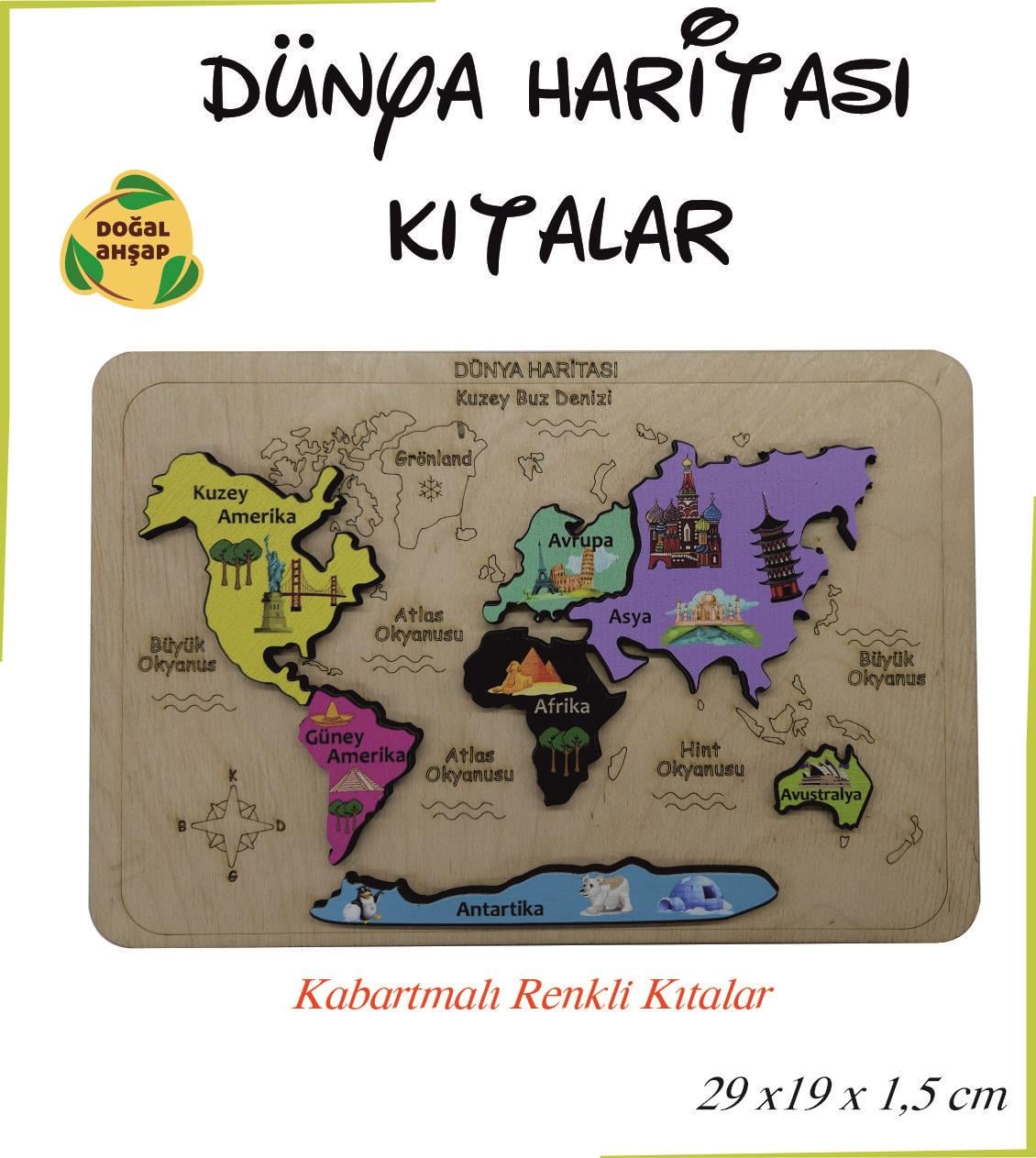 Dünya Haritası ve Kıtalar