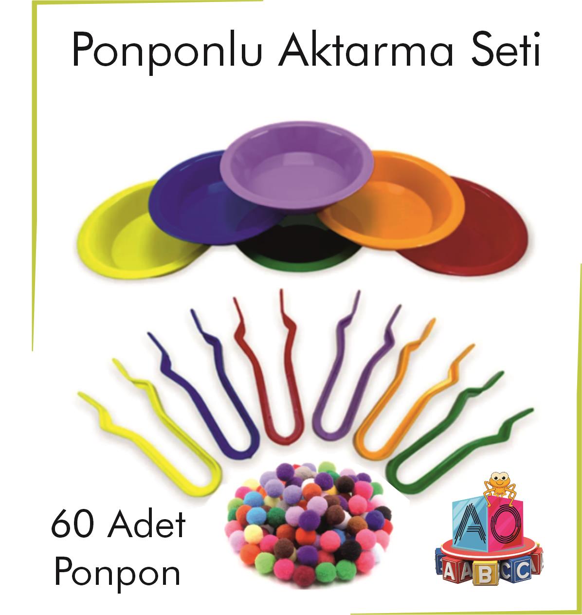 Ponponlu Aktarma Seti ve Koordinasyon , Renk Eşleştirme Oyunu