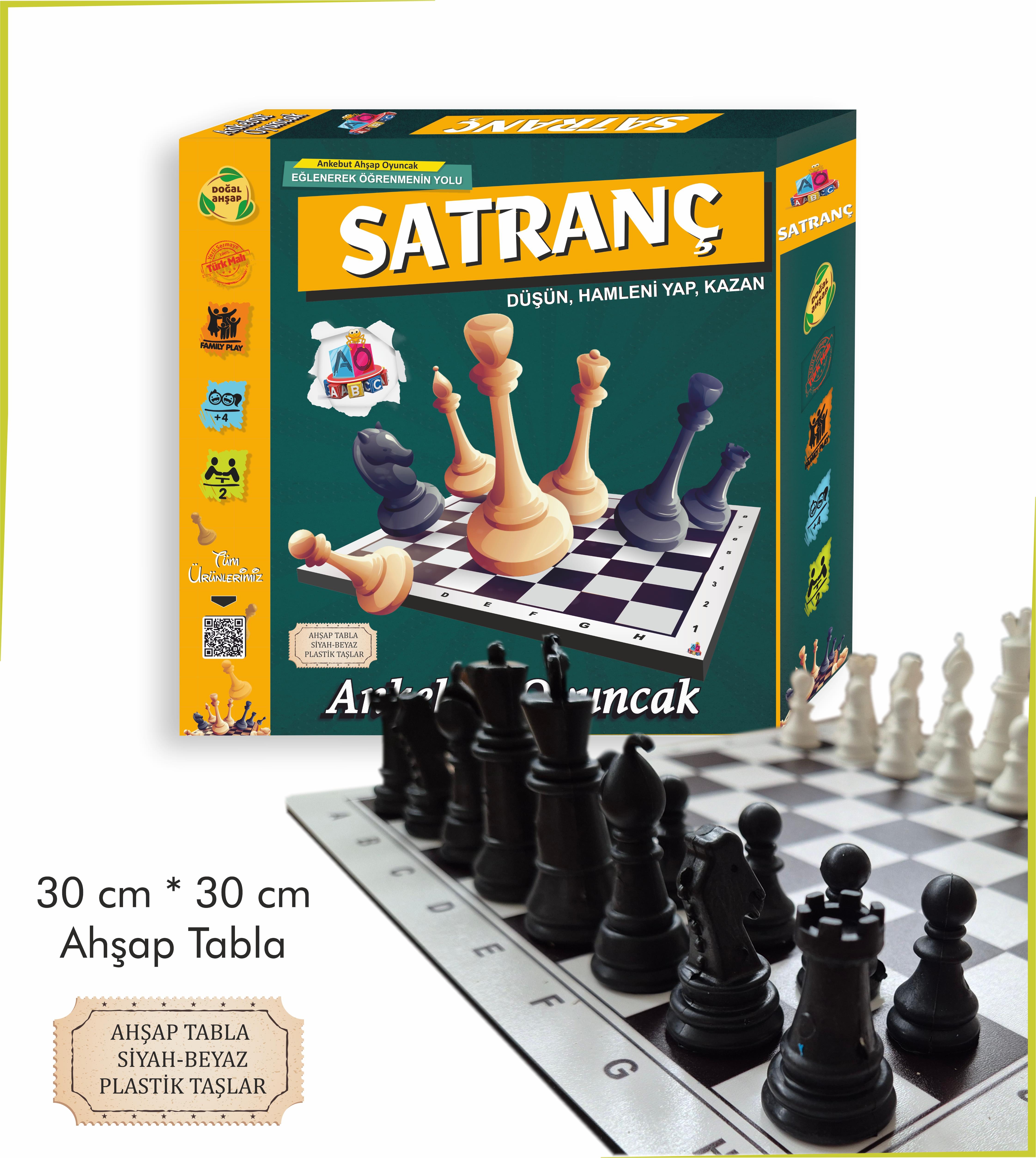 Satranç Ahşap Tabla