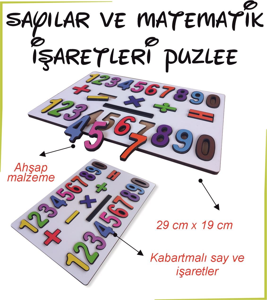 Sayılar ve Matematik İşaretleri Puzzl
