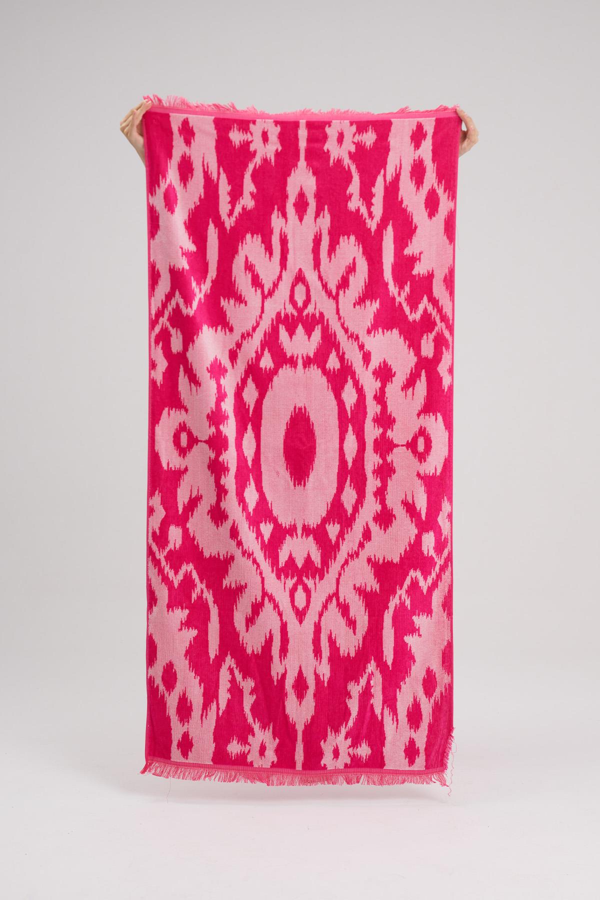 100% Pamuk Boho Summer Ethnic Tasarım Plaj Havlusu - Havuz Havlusu - 80x160cm