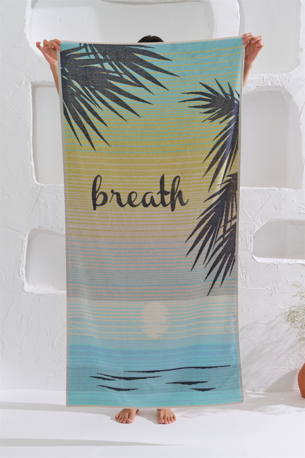 Homelover %100 Pamuk Plaj Deniz Havlusu Beach 75x150