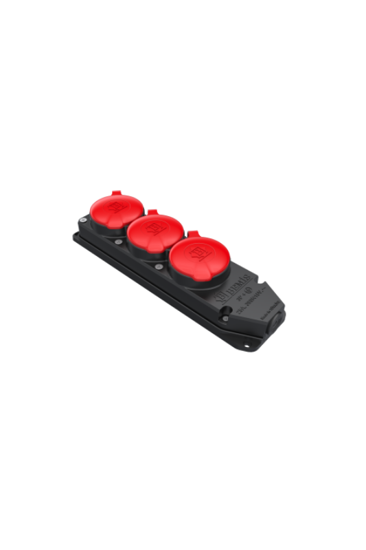 BEMİS TRİFAZE ÜÇLÜ GRUP PRİZ 3X25A  BK6-2504-4615