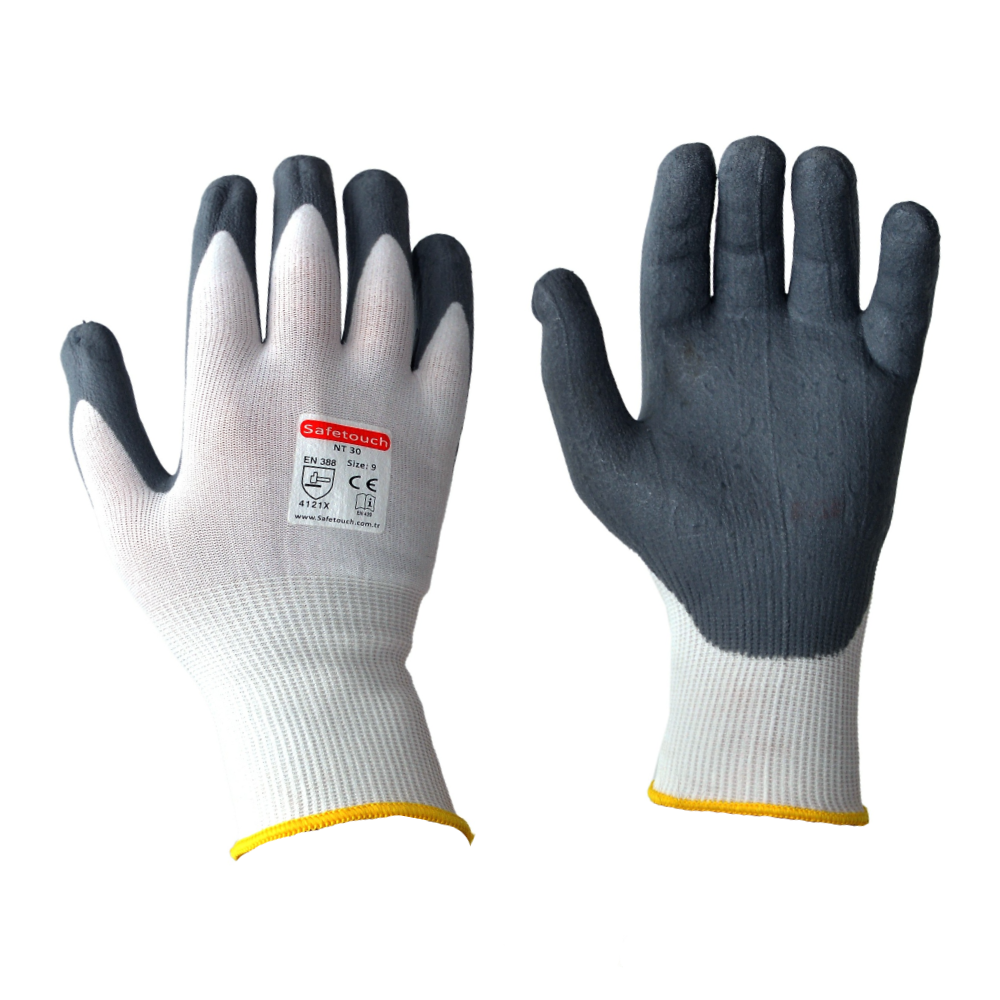 SAFETOUCH NT30 KOPUK NITRIL NAYLON ELDIVENLER
