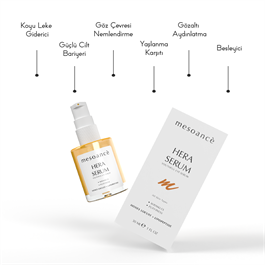 Hera Göz Serumu, Kırışıklık Karşıtı Seramidler Göz Altı Koyu Halka Serumu 30ML