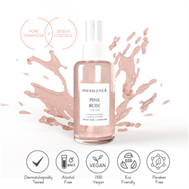 Pink Rose Facial Toner  Gözenek Karşıtı Aydınlatıcı Tonik 100ML