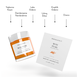 Rose Pearl Gözenek Karşıtı  Vegan Kolajen Yüz Maskesi 100ML
