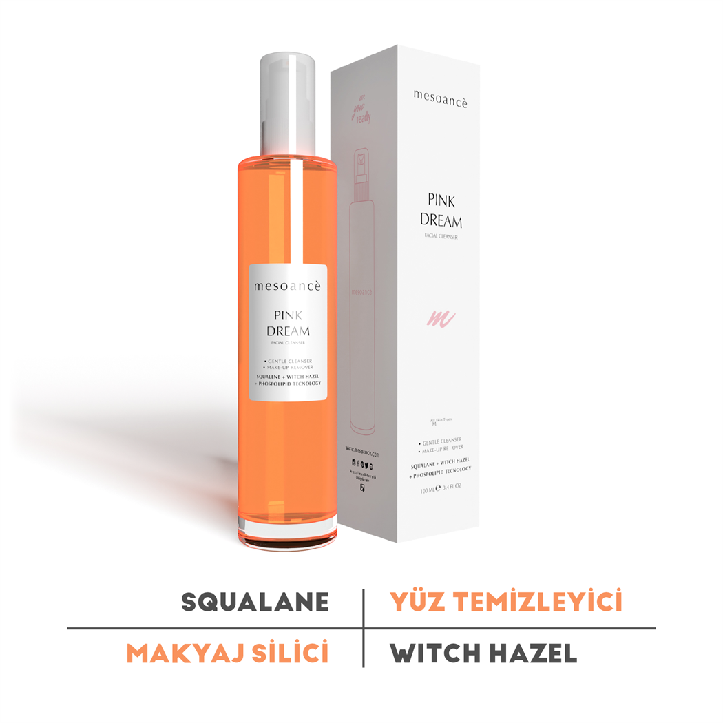 Pink Facial Cleanser Antioksidan Bazlı Yüz Temizleme Jeli 100ML