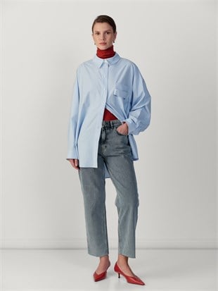 Crop Jean Pantolon