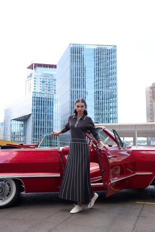 Elegante Triko Elbise