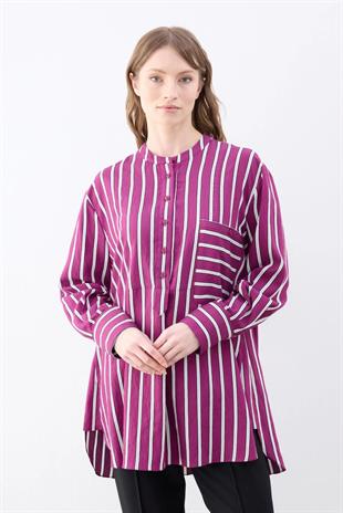 Polky Düğme Detaylı Gömlek