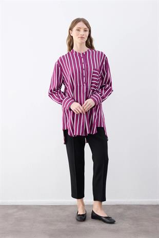 Polky Düğme Detaylı Gömlek