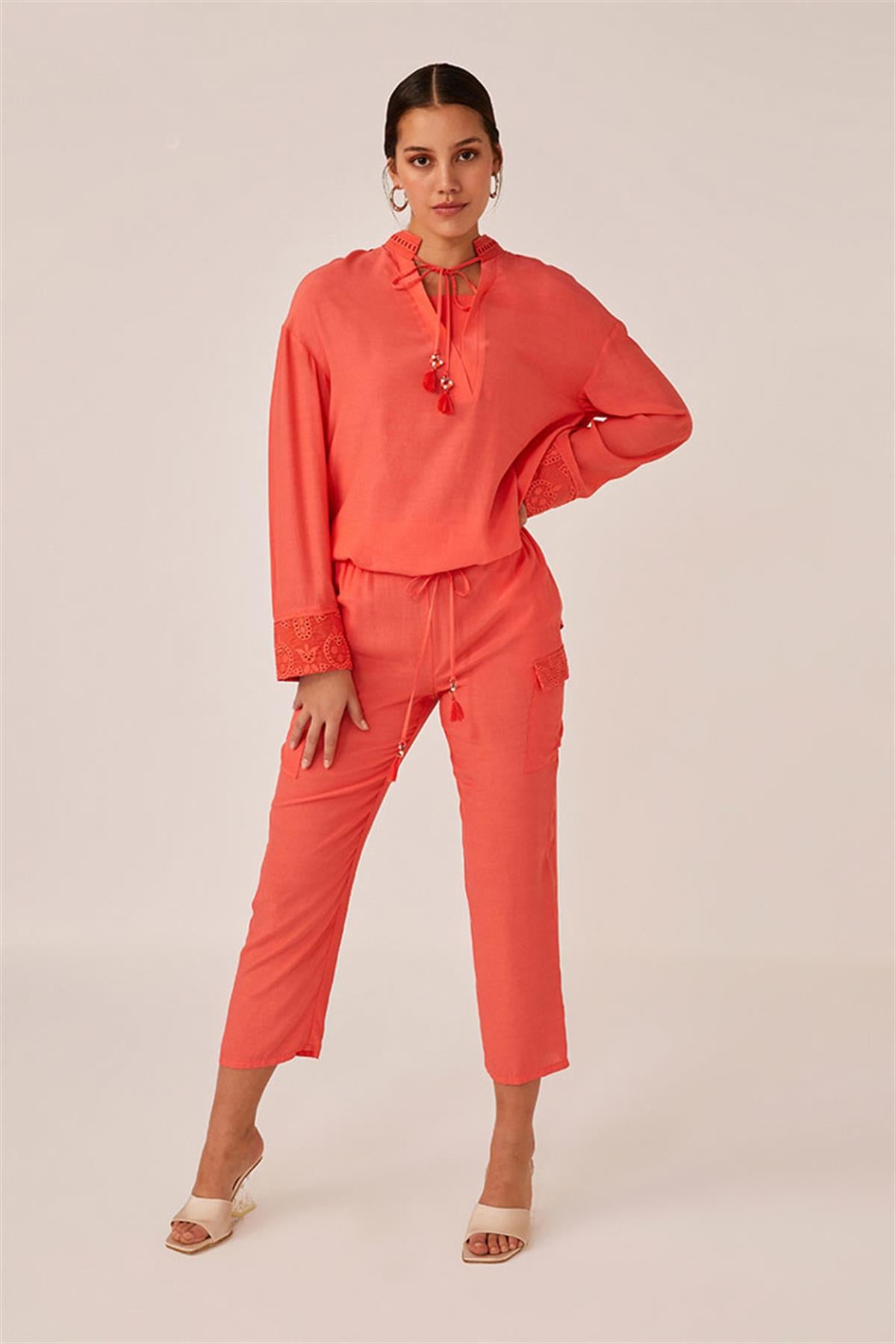 Cep Dantelli Pantolon