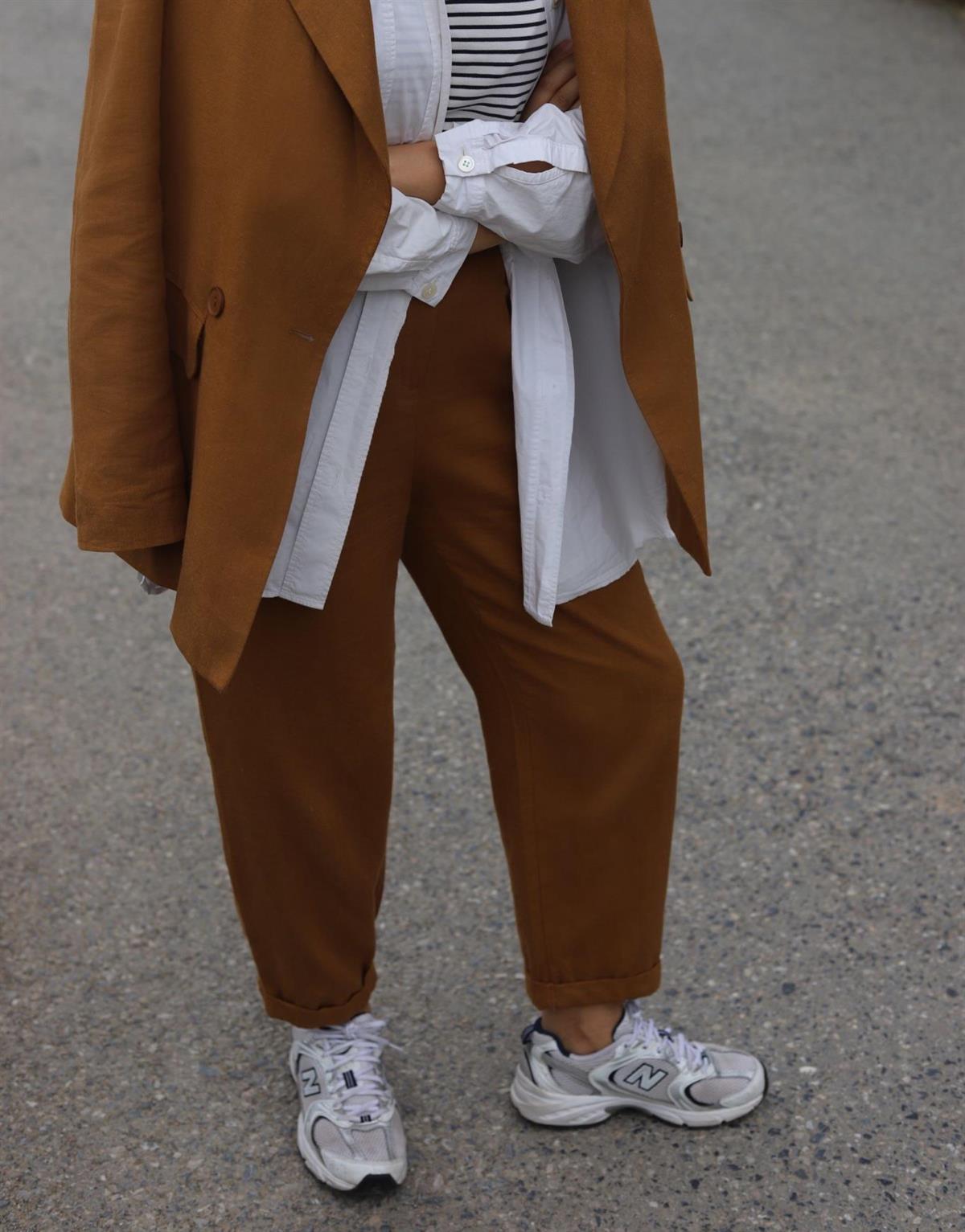 Keten Blazer Ceket