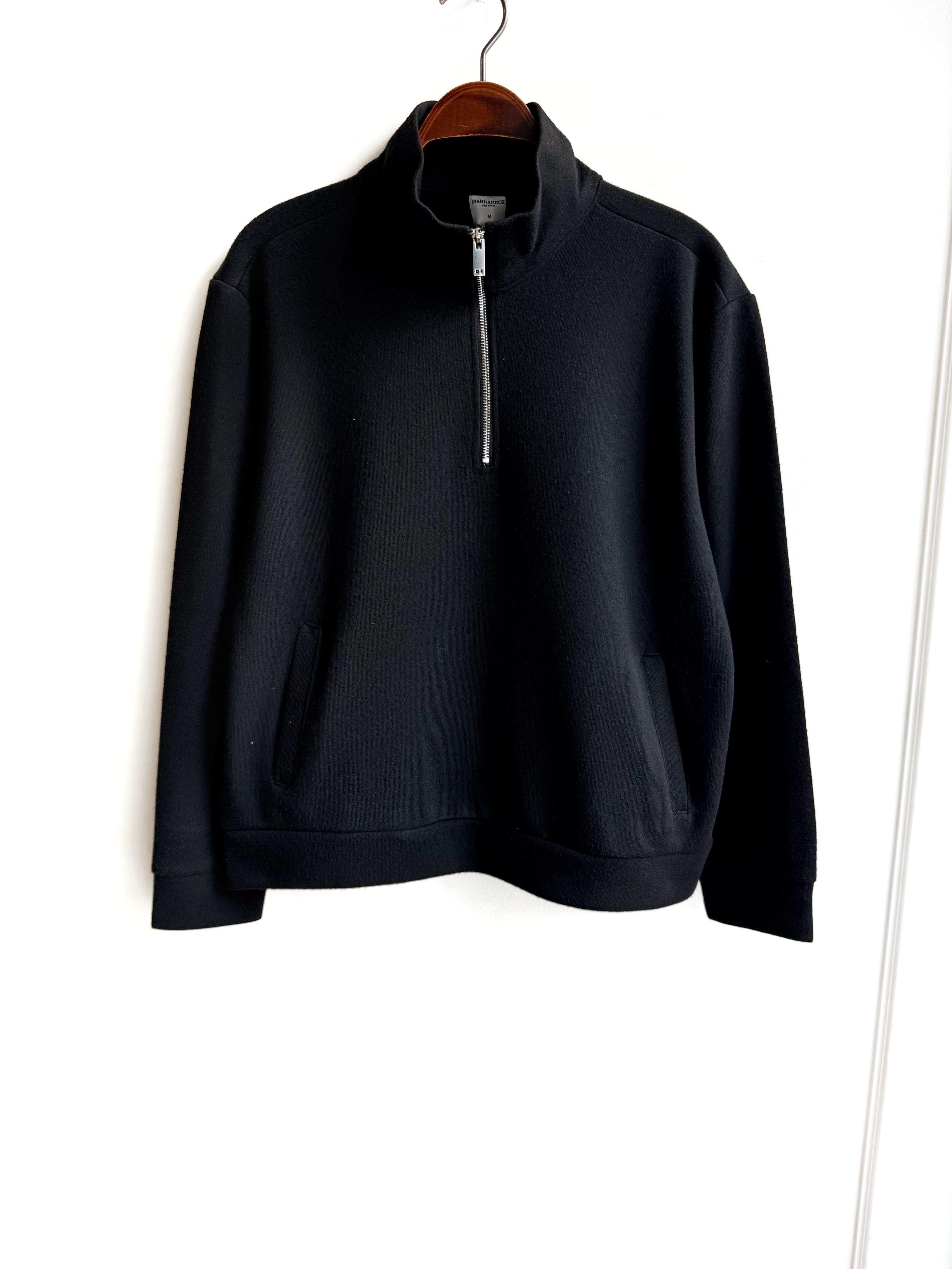 SİYAH FERMUARLI SWEAT