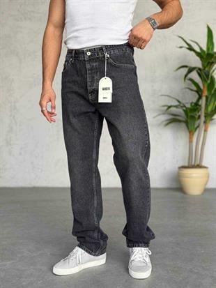 ANTRASİT BAGGY MODEL  KOT PANTOLON 