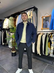 LACİVERT OVERSİZE CEKET