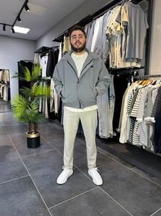 MARKA MUADİL PARAŞÜT KUMAŞ CEKET FÜME