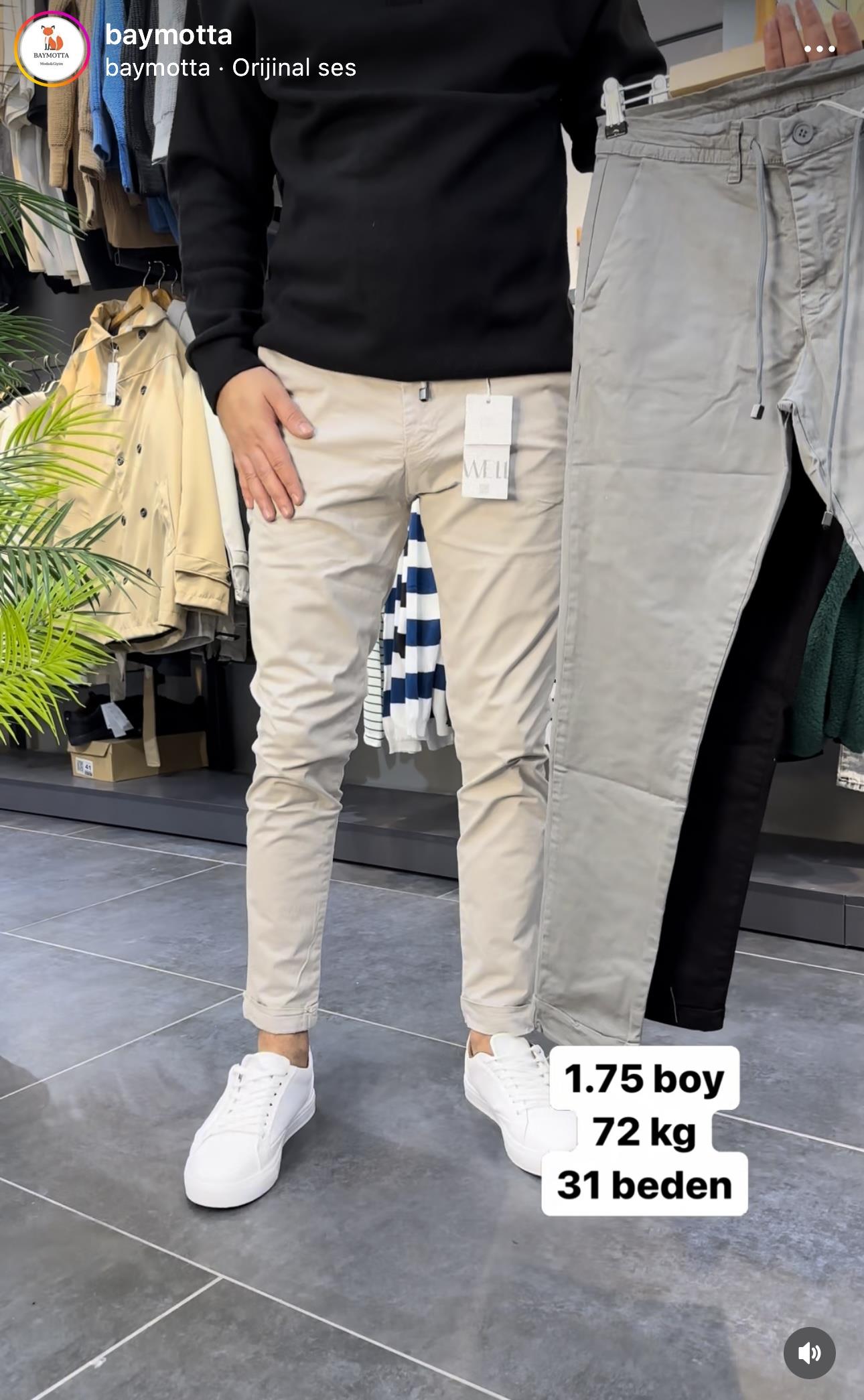 GABARDİN DUBLE PAÇA PANTOLON