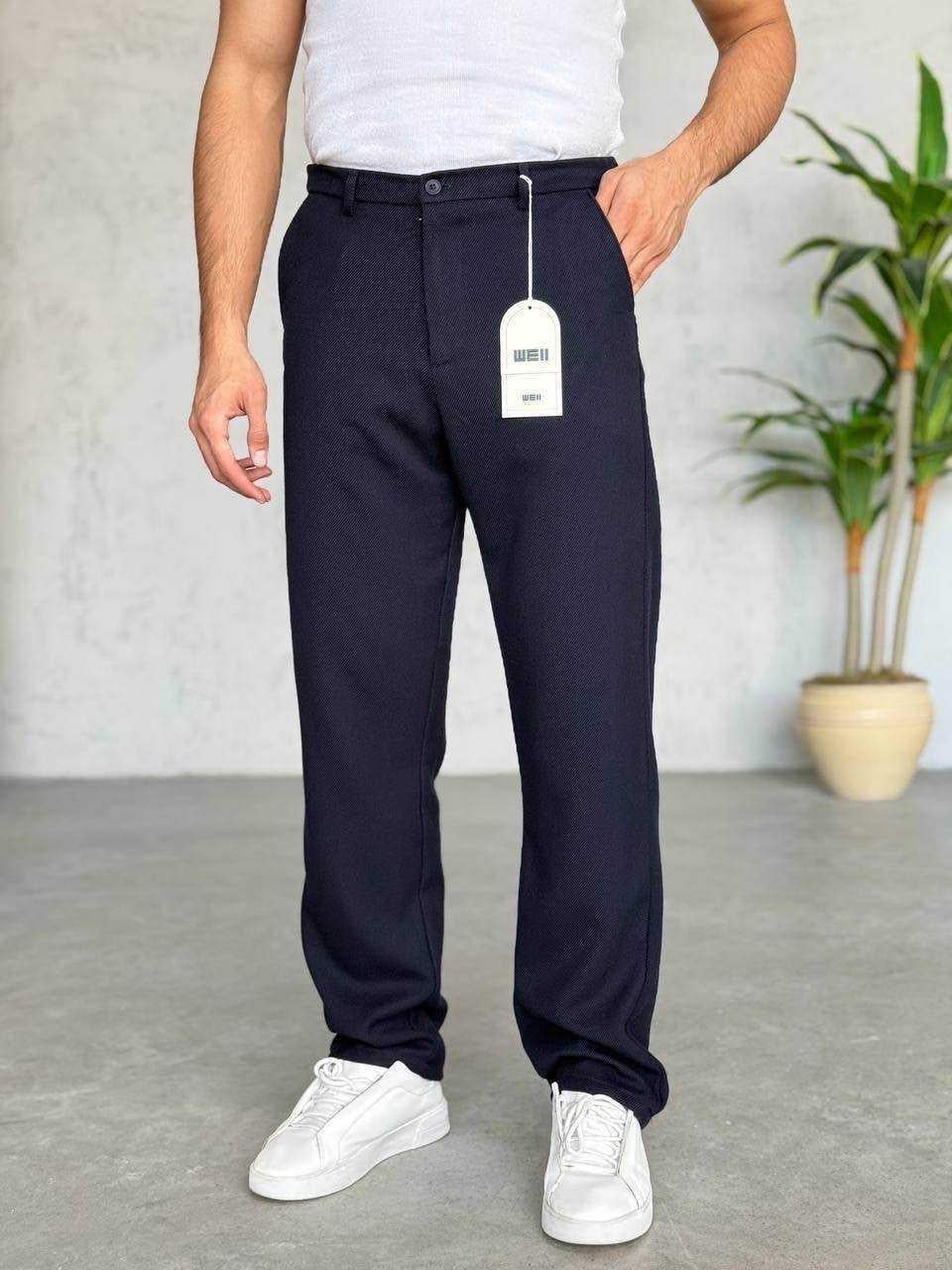 REGULAR KALIP KUMAŞ PANTOLON LACİVERT 