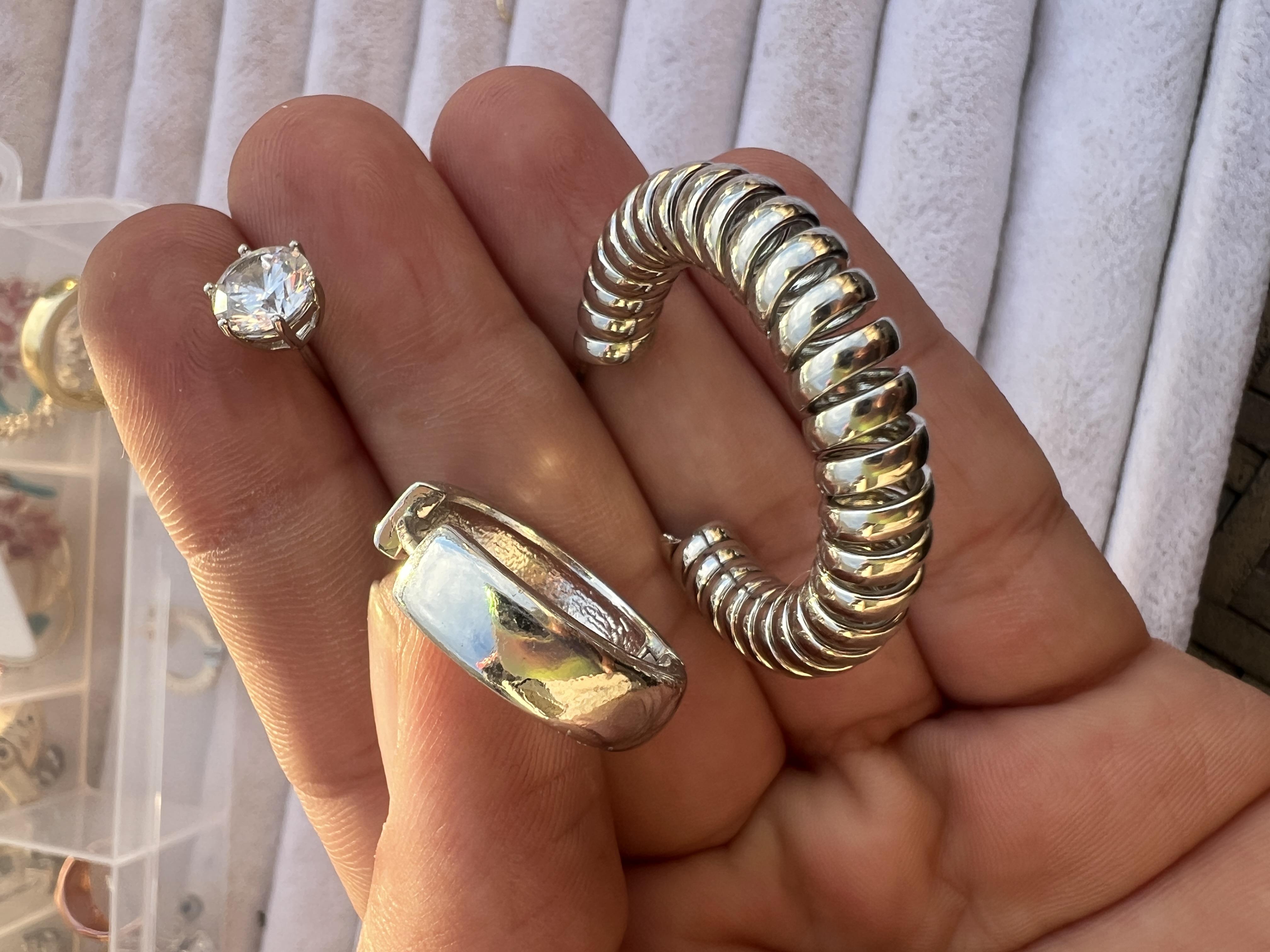 3 lü set küpe