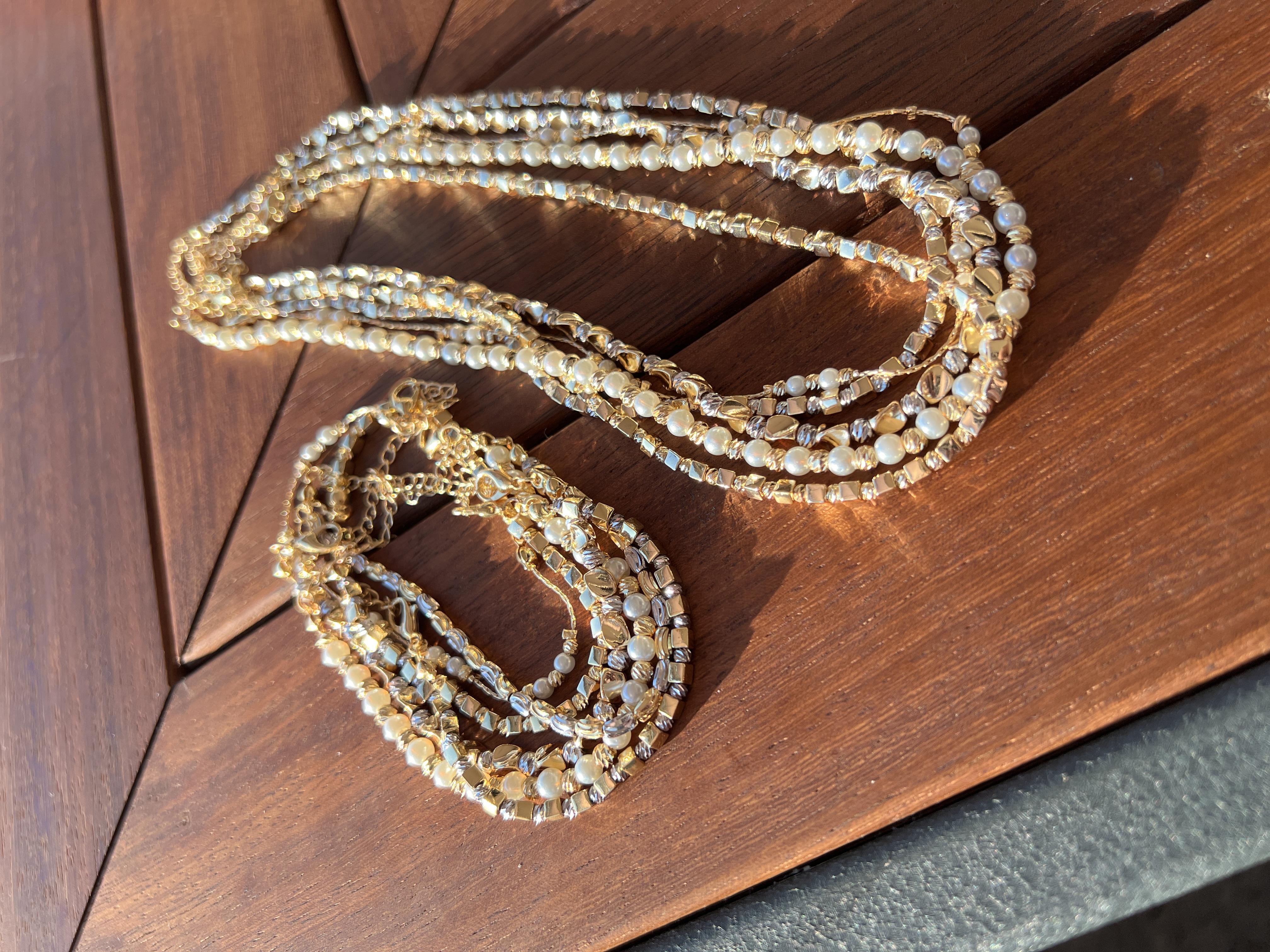 45 CM GOLD KÜP GÜMÜŞ DORİKA KOLYE