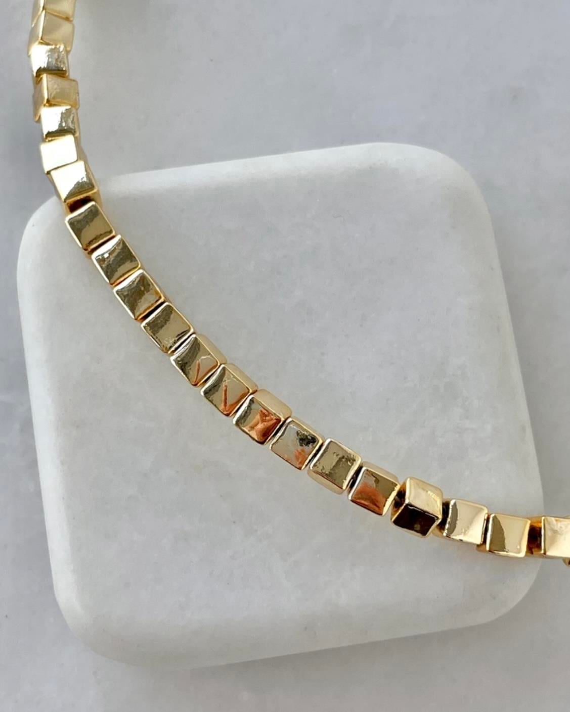 FULL KÜP GOLD KOLYE 48 CM