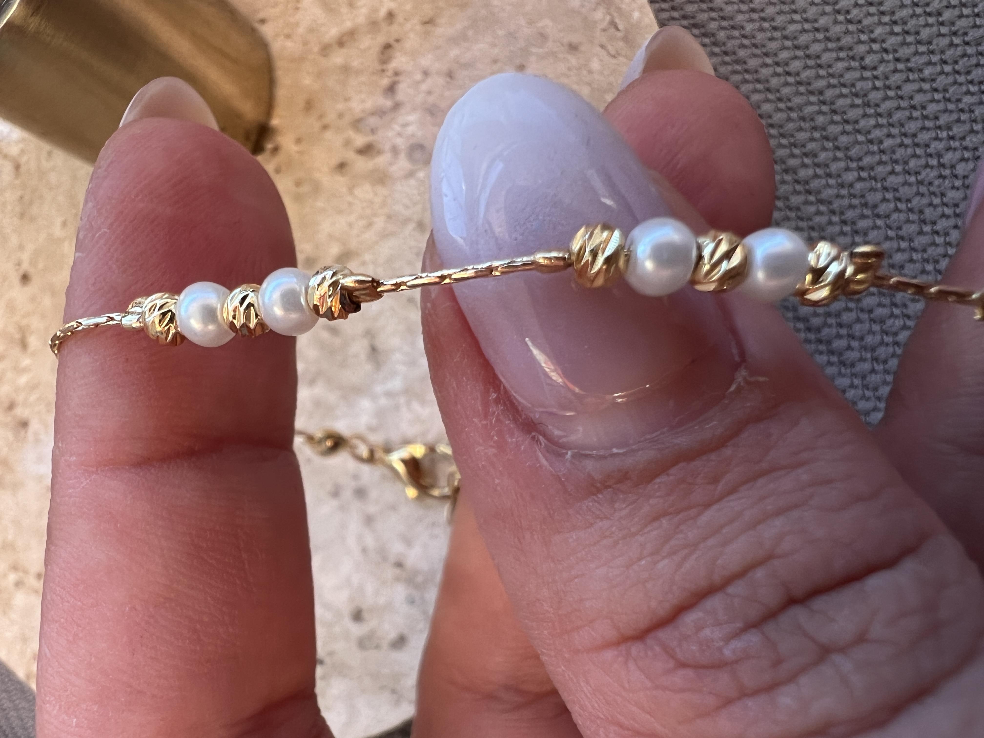 MİNİMAL İNCİ TEL DORİKA BİLEKLİK