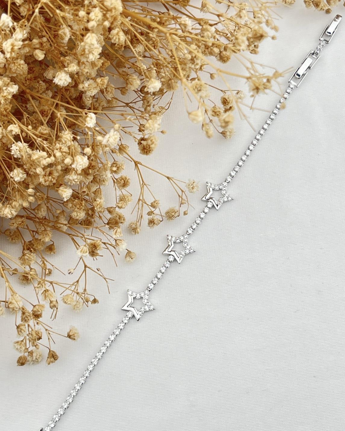 MİNİMAL VİP PIRLANTA GÖRÜNÜMLÜ BİLEKLİK