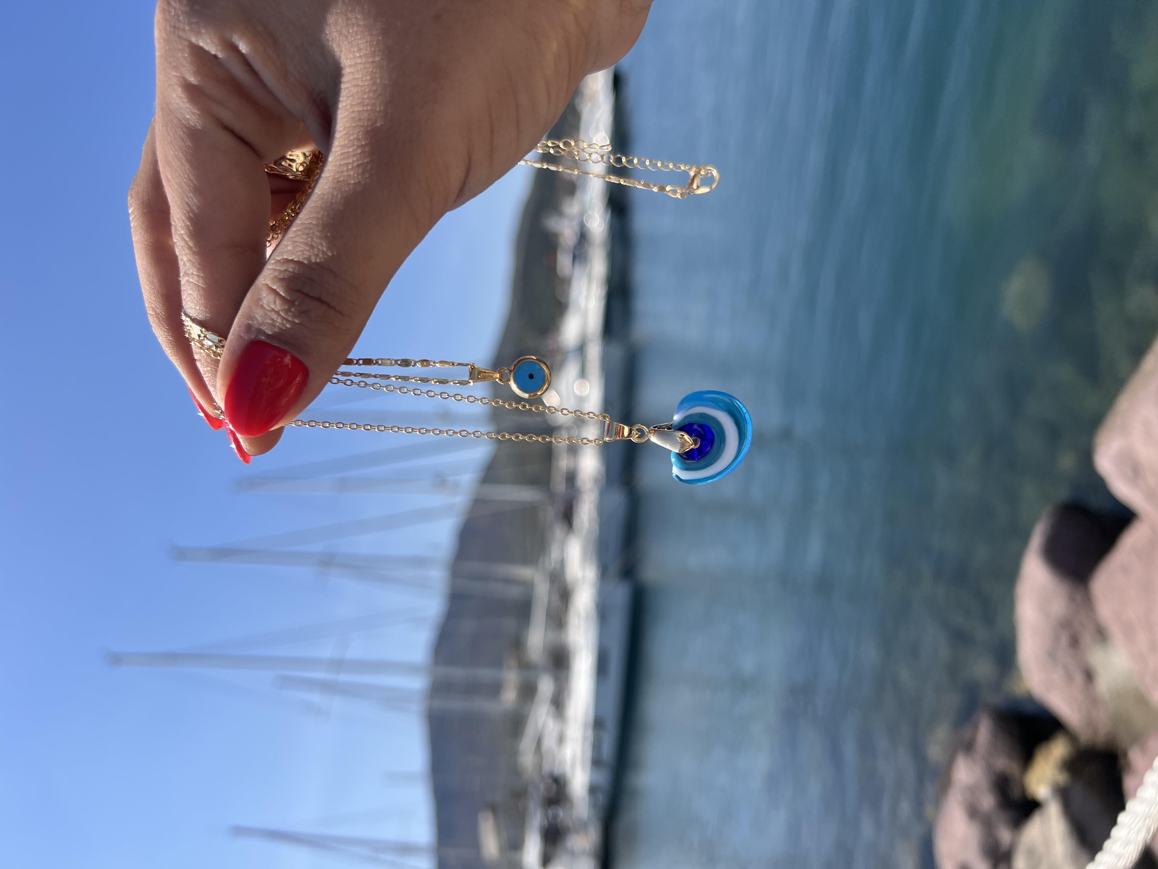 MURANO CAM NAZAR KOLYE