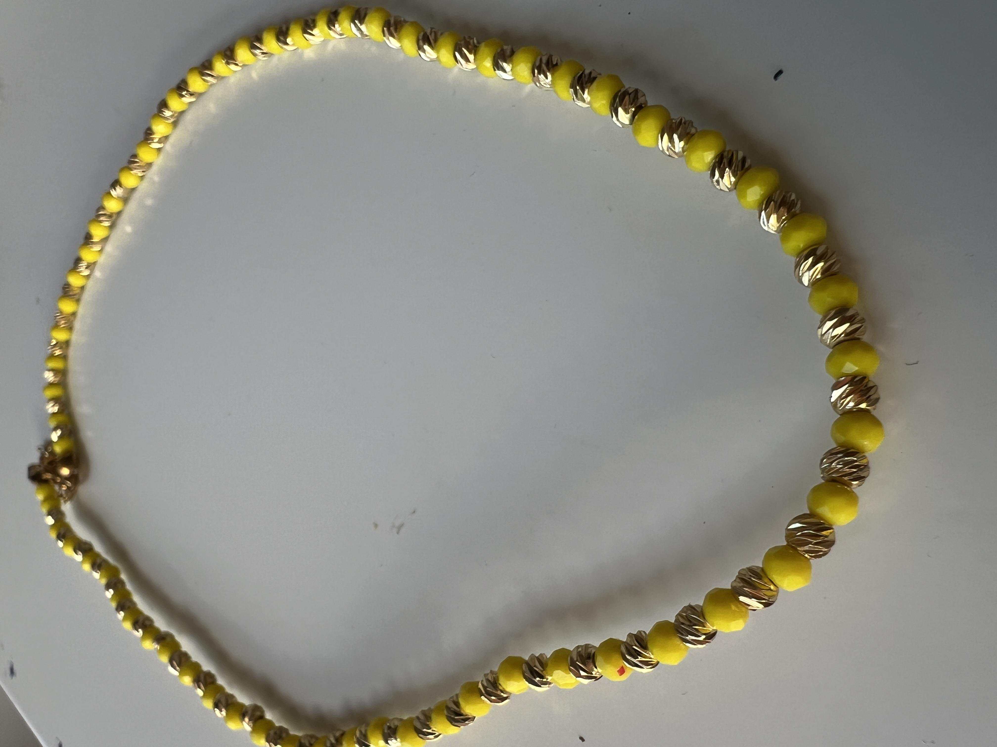 SARI GOLD RENK DORİKA KOLYE